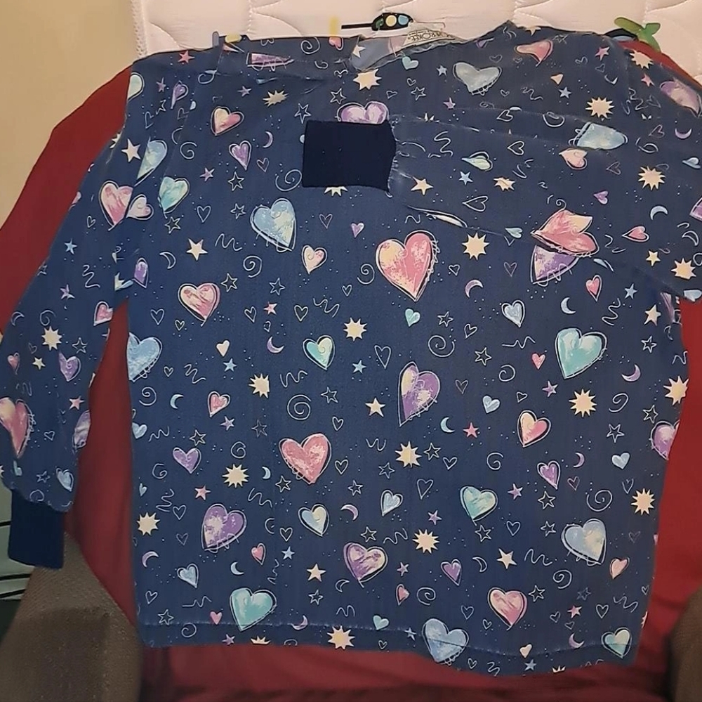 Long sleeves scrub jacket